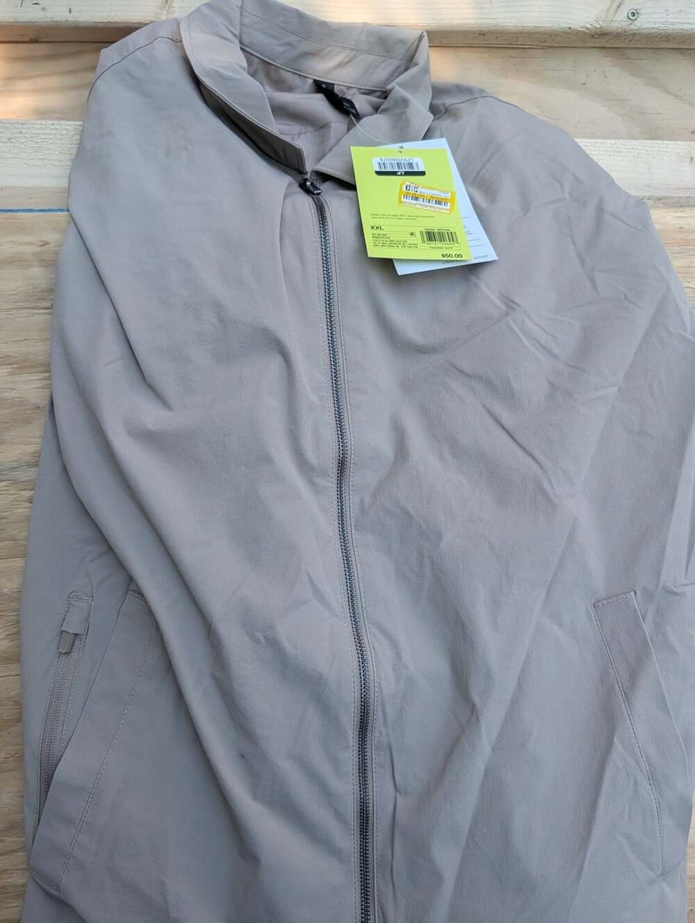 All in Motion Men's Country Club Jacket Size XXL Beige